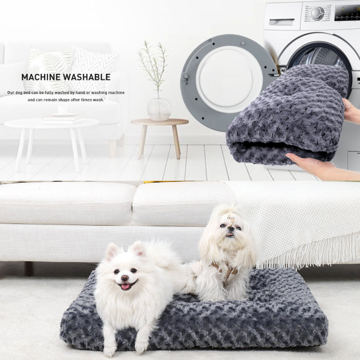 Washable Mattress Fluffy Calming Dog Bed