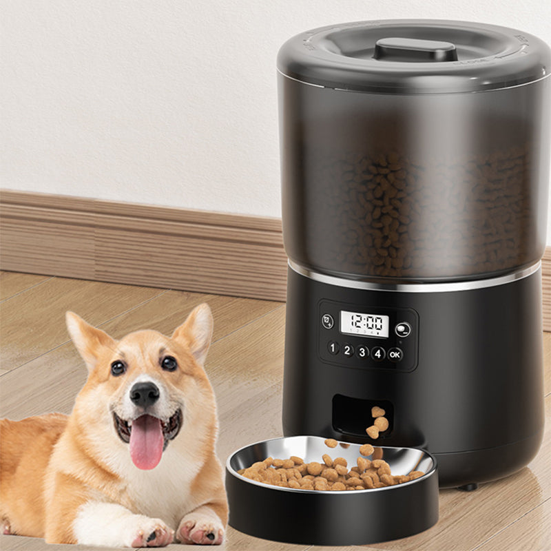 Smart Automatic Dog Feeder by Dog Mart – Schedule 1-6 Meals with Ease