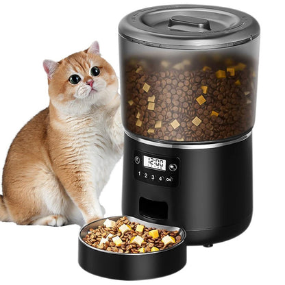 Smart Automatic Dog Feeder by Dog Mart – Schedule 1-6 Meals with Ease